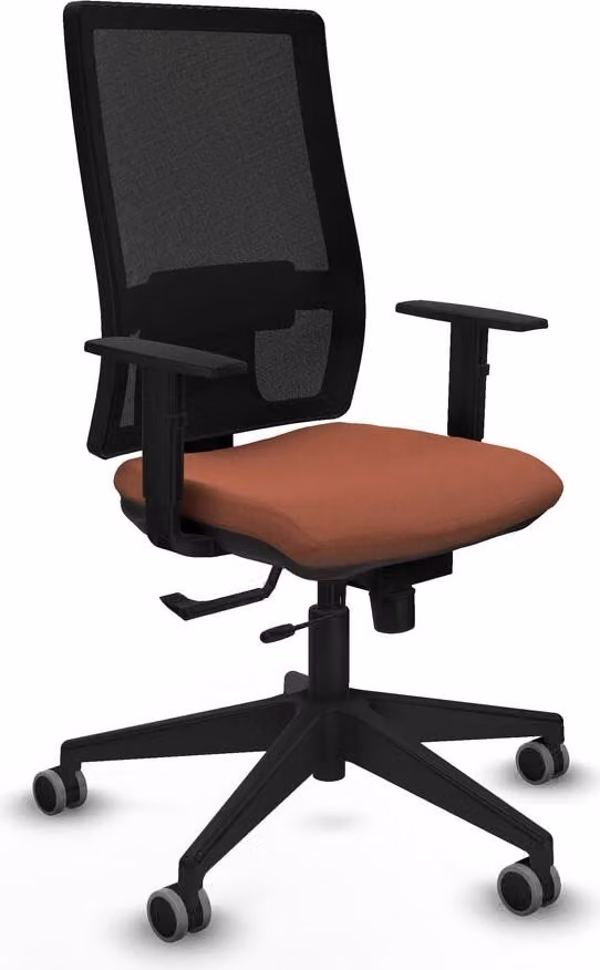 Sedia da ufficio Piqueras y Crespo 1D066G0 Marrone Nero