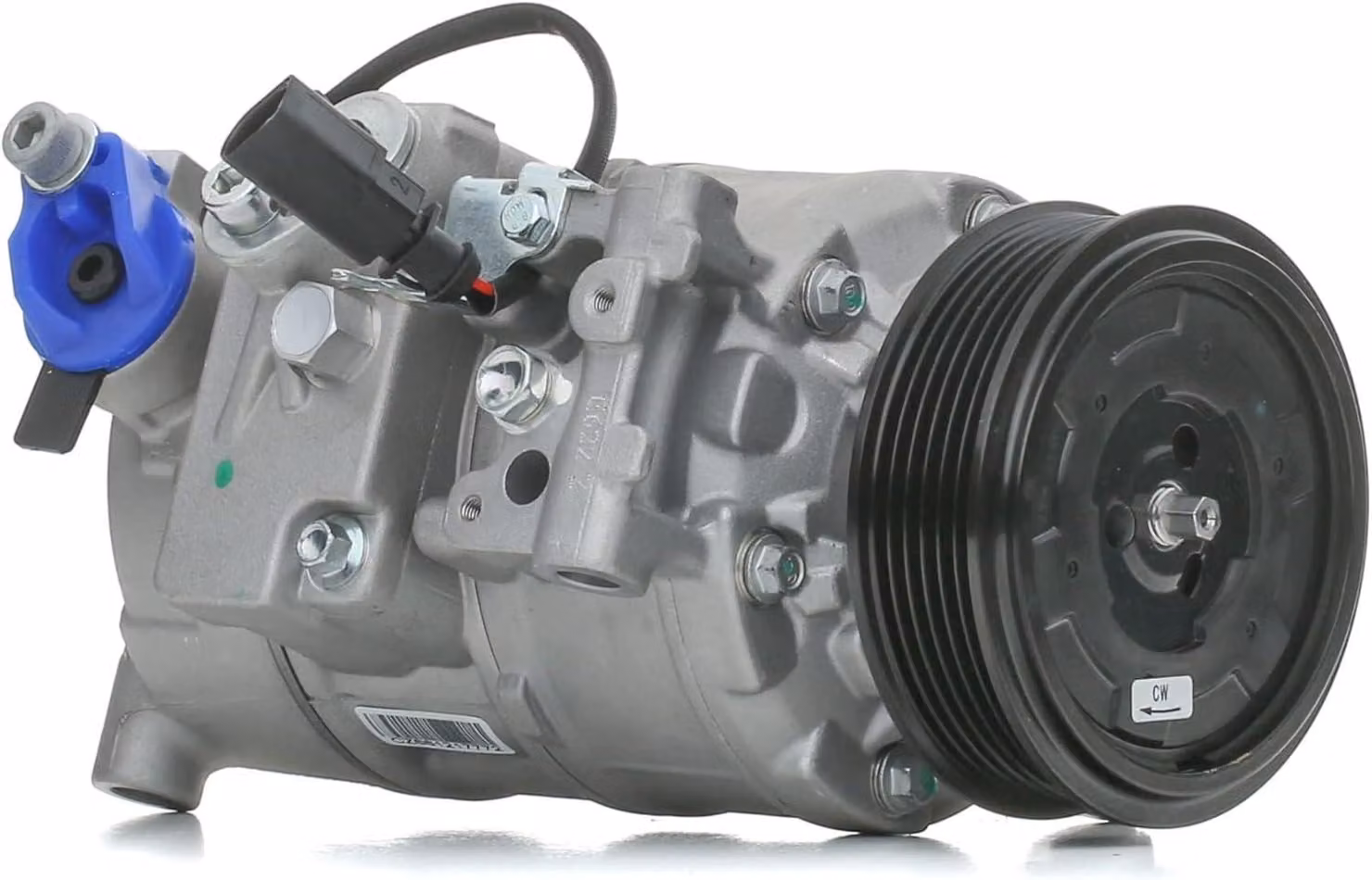 Compressore per l'aria condizionata dell'auto, con una capacità di 130 ml e una puleggia da 100 mm