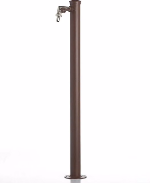 Fontana da Giardino Belfer 42/SR con Rubinetto in Metallo Marrone Ruggine