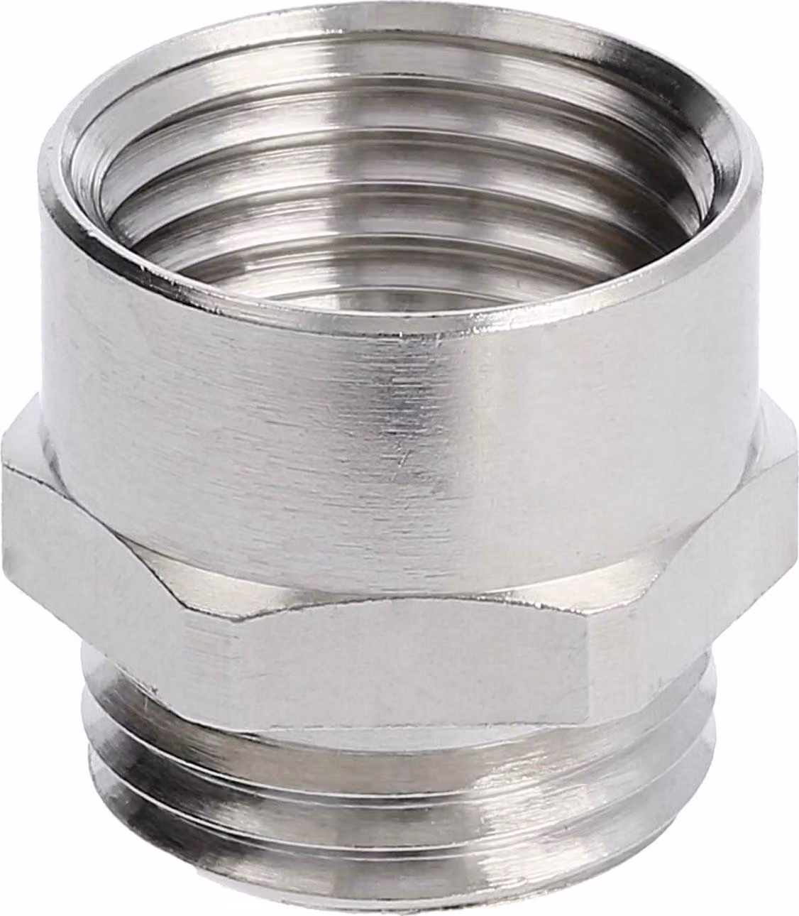Raccordo intermedio LAPP PG/PG PG9x1,41 MSZ-09 corto esagonale ottone (CuZn) nichelato filettatura di collegamento 6,0 mm - 1 pezzo