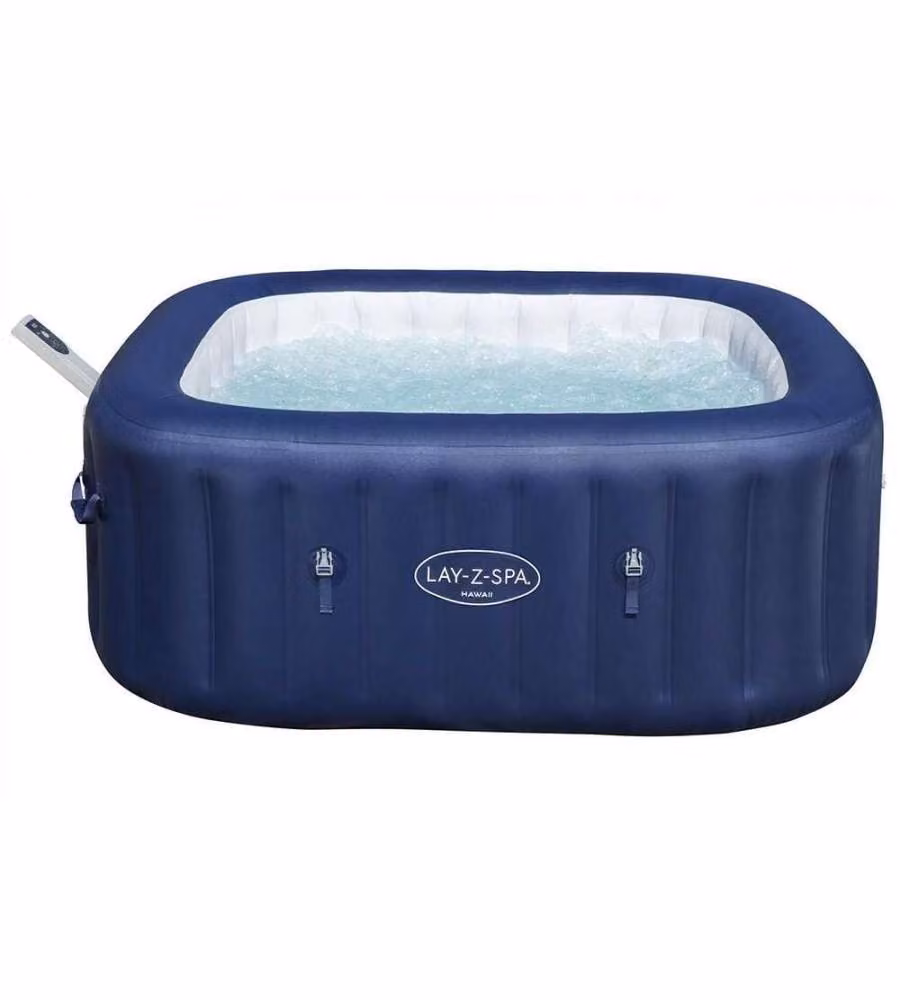 Bestway SPA Piscina Idromassaggio Gonfiabile Blu 180x180x71 cm per 6 persone