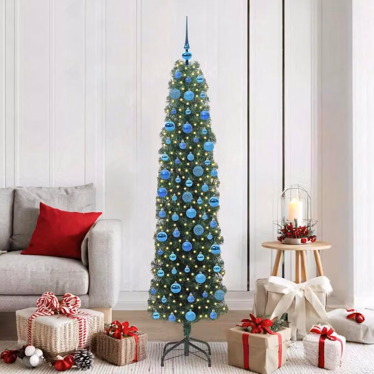 Maison Exclusive - Albero di Natale artificiale con 300 LED e supporto verde 180 cm