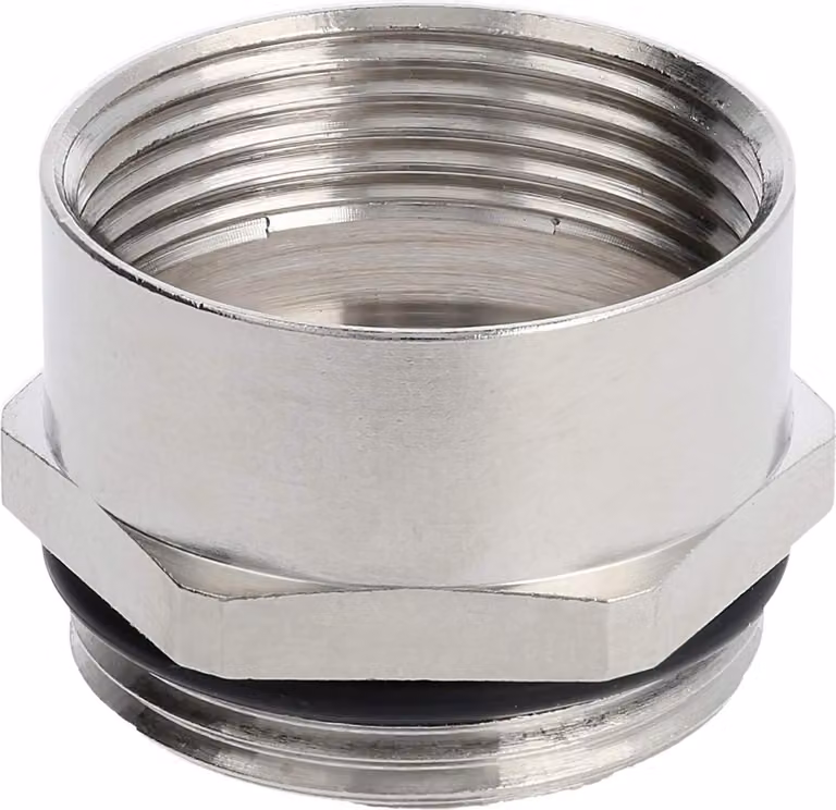 Raccordo intermedio LAPP PG/PG PG21x1,588 MSZ-21 corto esagonale ottone (CuZn) nichelato filettatura di collegamento 7,0 mm - 1 pezzo