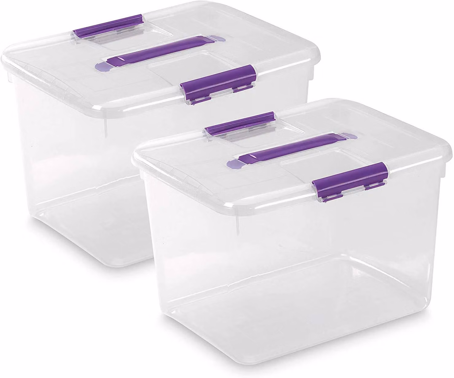 COM-FORT HOUSE Scatole di stoccaggio 30 L confezione da 2