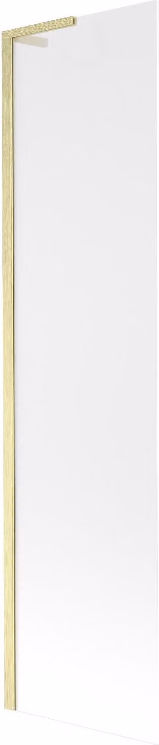 Mexen Next L paratia da bagno 1 anta 50 x 150 cm, ghiacciato, oro spazzolato - 895-050-000-03-30-55