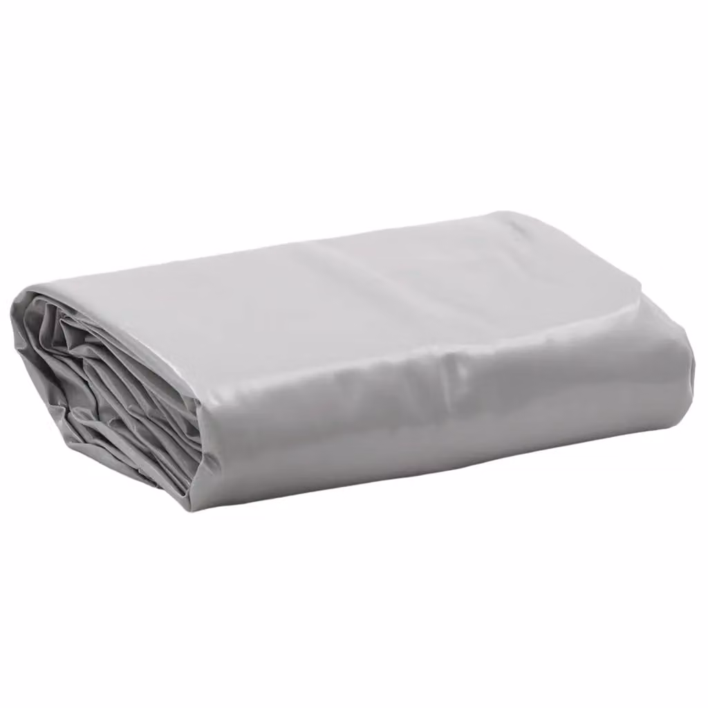 Telone in PVC grigio vidaXL 5x8 m
