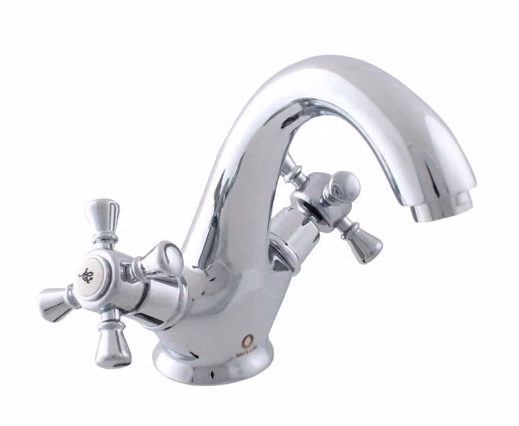 Slezák-RAV Miscelatore per lavabo Slezák RAV Morava Retro MK328 Colore: cromo, Dimensione: 1/2''