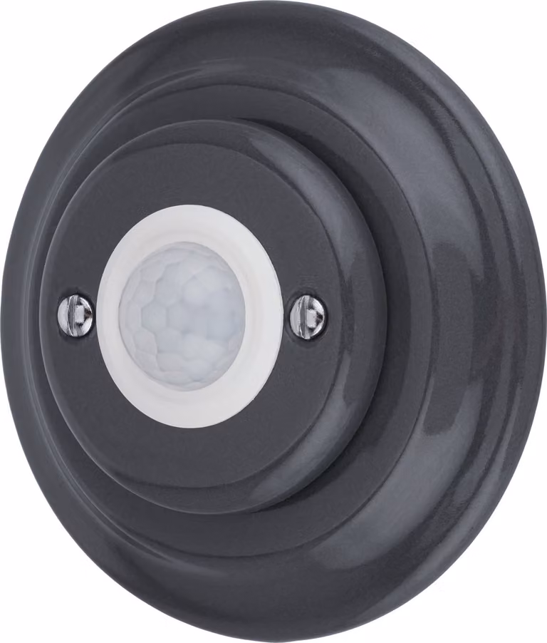 Rivelatore di movimento retro LED in porcellana da incasso I PR1 grigio scuro