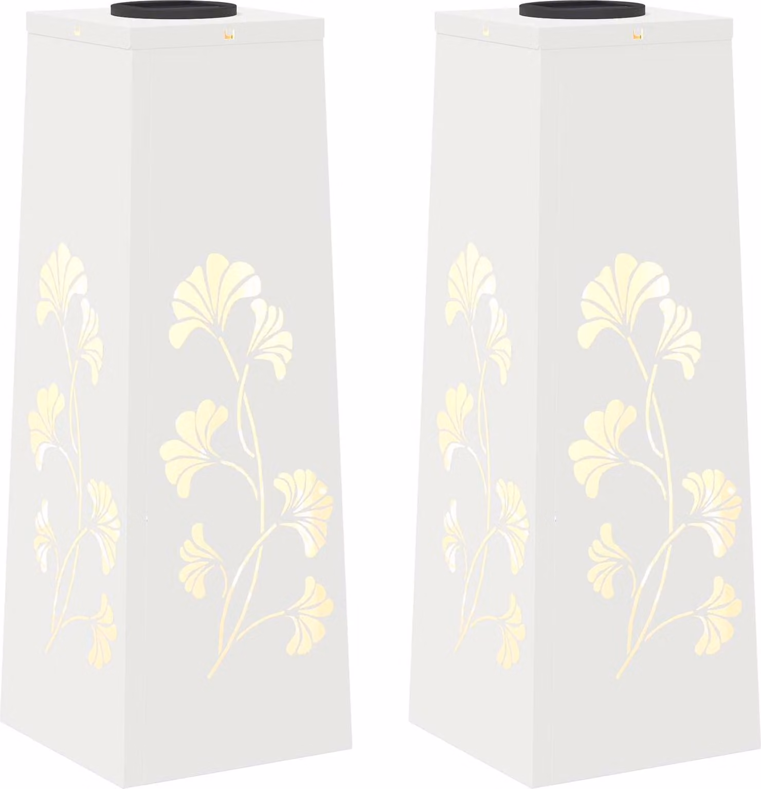 Faro LED solare per sentieri 2 pcs Bianco
