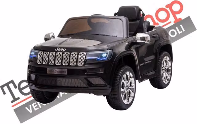 Auto Macchina Elettrica per Bambini JEEP GRAND CHEROKEE 12V-Nero