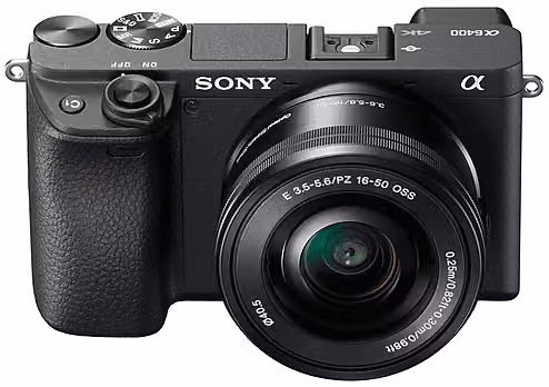 Fotocamera Mirrorless Sony Alpha 6400 con obiettivo Power Zoom 16-50 mm, Sensore APS-C, Colore Nero, ILCE-6400AKB