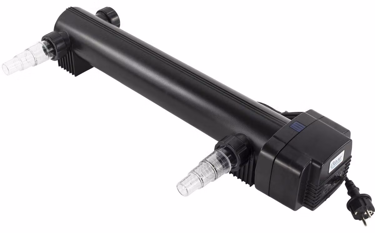 OASE Vitronic, depuratore UVC da 55 Watt per laghetti fino a 60 m³ - Eliminazione delle alghe sospese e riduzione dei batteri e dei germi nocivi