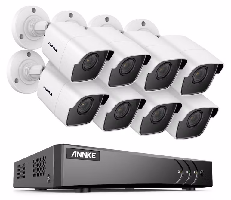 Sistema di telecamere di sicurezza - Telecamera di sorveglianza - Telecamera di sicurezza - Telecamera 2K 5MP - Sensore CMOS - Per uso esterno