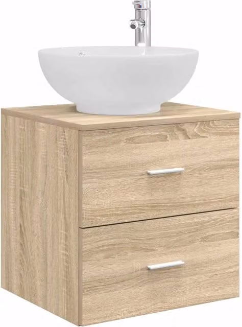 Mobile Lavabo | Armadio Lavabo da Parete Rovere Sonoma 49,5 x 44,5 x 66,5 cm