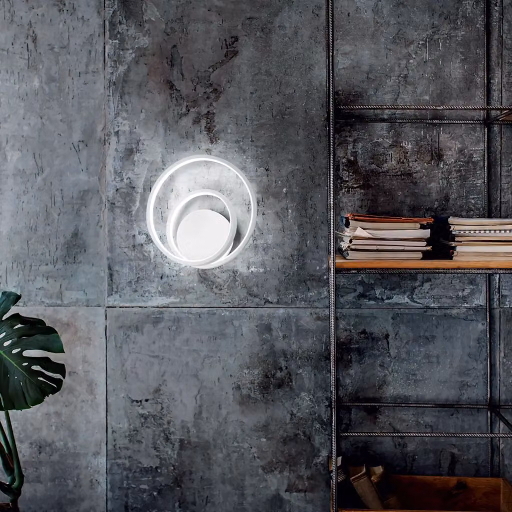 Plafoniera LED Ideal Lux Collezione OZ da 26W, Luce Calda 3000K, Bianco, Dimmerabile – 2