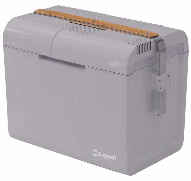Outwell Ecolux, borsa frigo portatile da 35 litri, 12V/230V, rigida, trasparente. Taglia unica