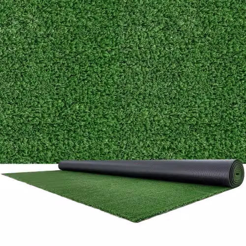 VEVOR Erba Artificiale, 548,64 x 304,8 cm, Tappeto in Erba Sintetica, Altezza Pelo 1,5 cm, Prato Sintetico Realistico con Fori di Drenaggio, Facile da Pulire, per Giardino, Patio, Balcone e Interni