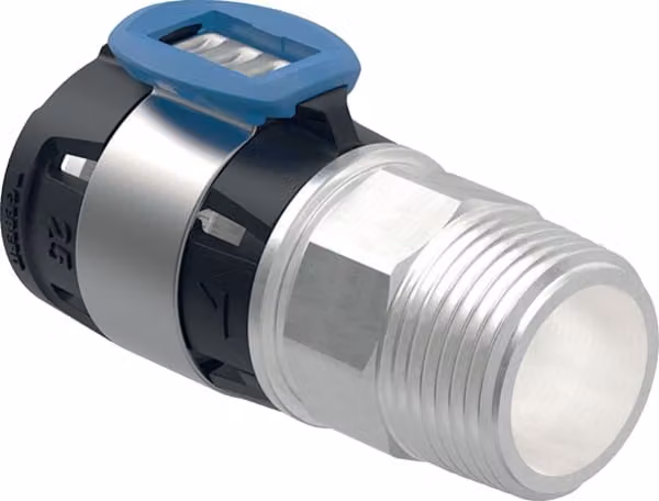 Geberit FlowFit attacco diritto, con AG SiBr d25-R1/2