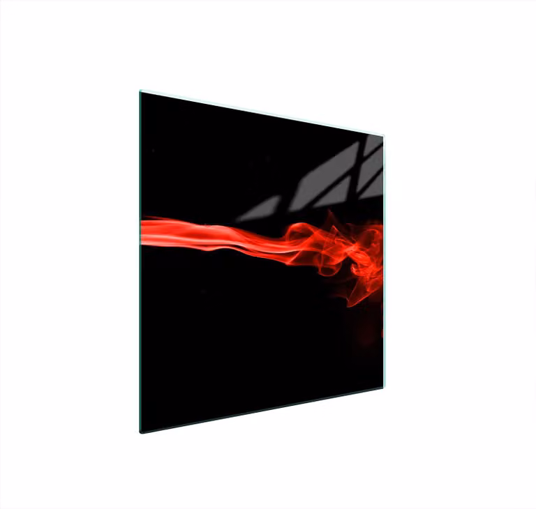 Piastra Di Protezione In Vetrina Per Levatori 50X52 Nero