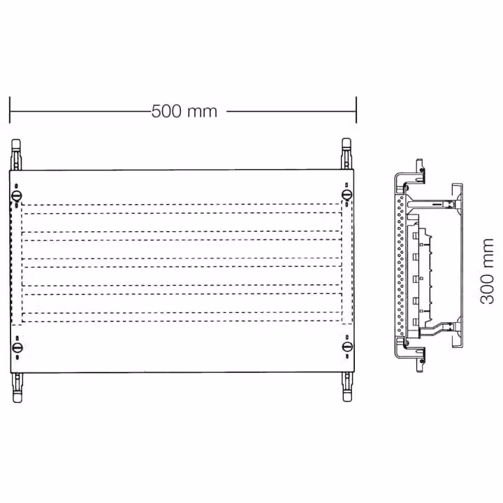 Set combinato Striebel e John ED72SA SS-System 2RE / BH000, set combinato 2FB, montato su profilo EDF 2CPX037813R9999