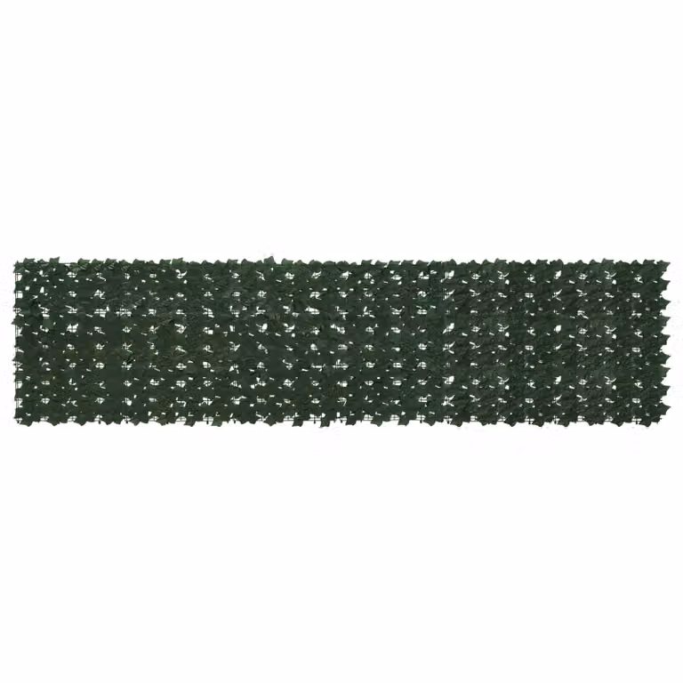 vidaXL Schermo per balcone con siepe artificiale verde, L: 300 cm, H: 75 cm