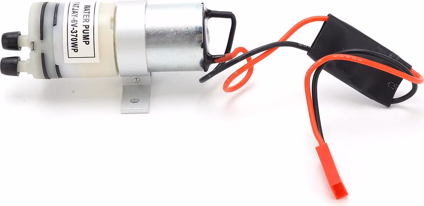 Pompa acqua RC 3-6 V 370 raffreddamento spina JST con interruttore per barche Motore Esc
