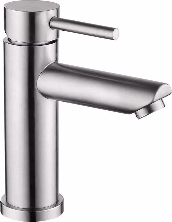 Rubinetto per lavabo in acciaio inossidabile 304, finitura nichel lucido, per bagno