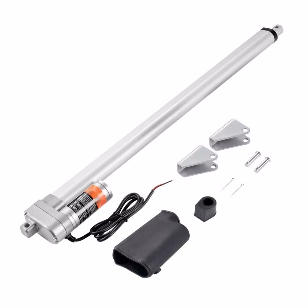 attuatore lineare 3000N DC 12V - Attuatore lineare IP65 - Motore lineare elettrico - Lunghezza corsa 500mm - Livello di rumorosità ≤60dB - Apriporta elettrico - Velocità di spostamento 5mm/s - Attuatore regolabile con tecnologia lineare