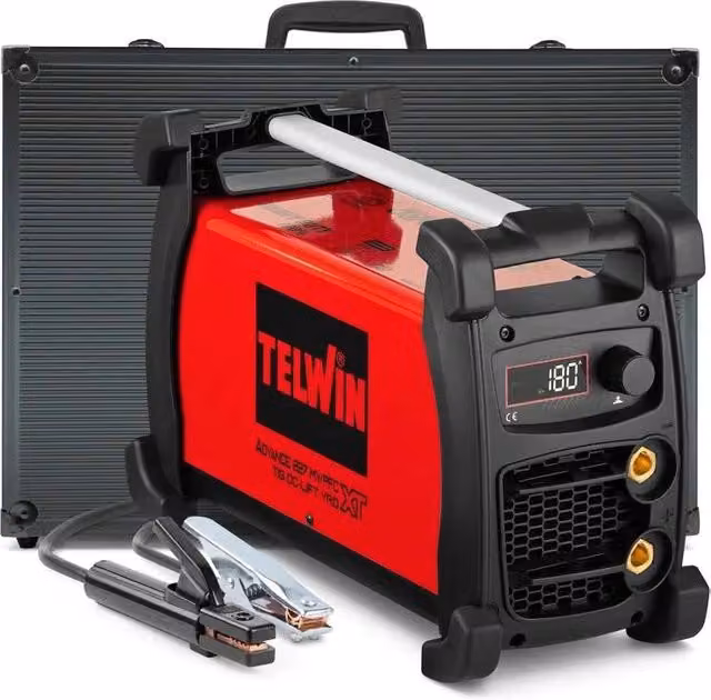 Saldatrice Inverter Telwin Advance 227 Xt Mv/pfc Vrd MMA/TIG Rossa con Valigetta