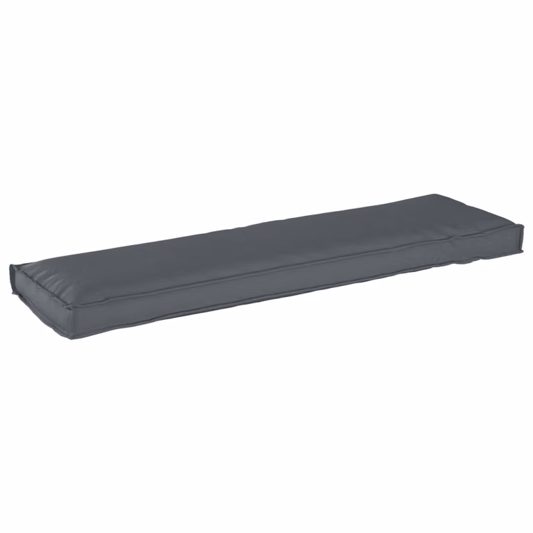 vidaXL Cuscino Tessuto Oxford Antracite 140 x 40 x 8 cm