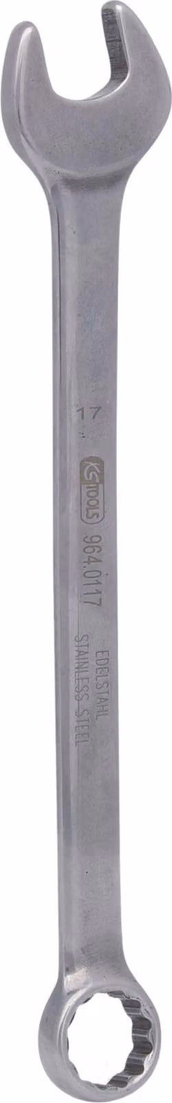 KS TOOLS ACCIAIO INOX Chiave combinata 17 mm angolata - 964.0117