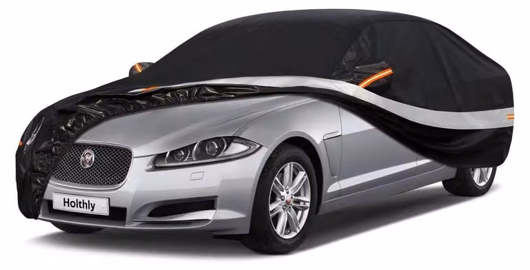 Copertura impermeabile per auto, compatibile con Jaguar XF (2007-2024), con 10 strati, ideale per la copertura completa in garage, protezione dalla polvere e dai raggi UV