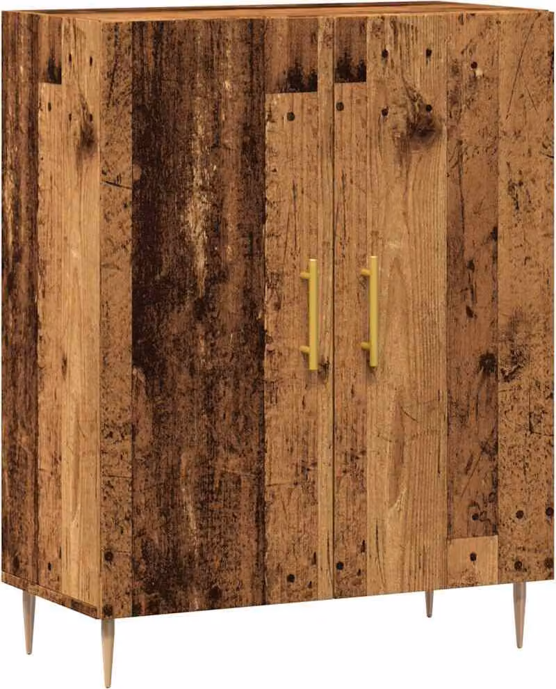 Credenza Legno Antico 69,5x34x90 cm in Legno Multistrato