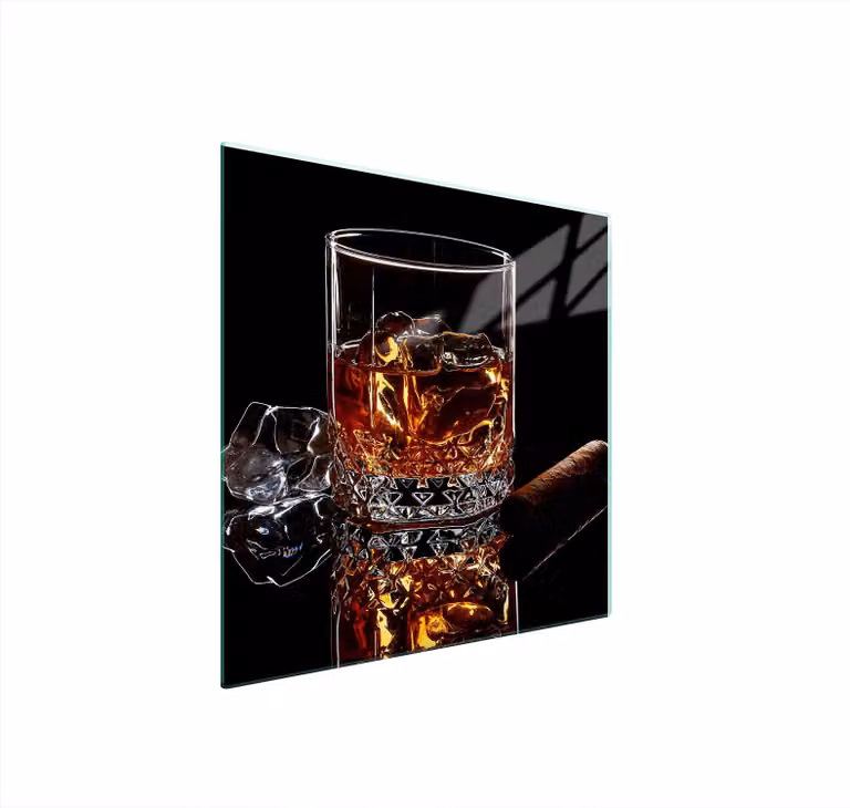 Piastra Di Protezione In Vetro Per L'herd 50X52 Whisky