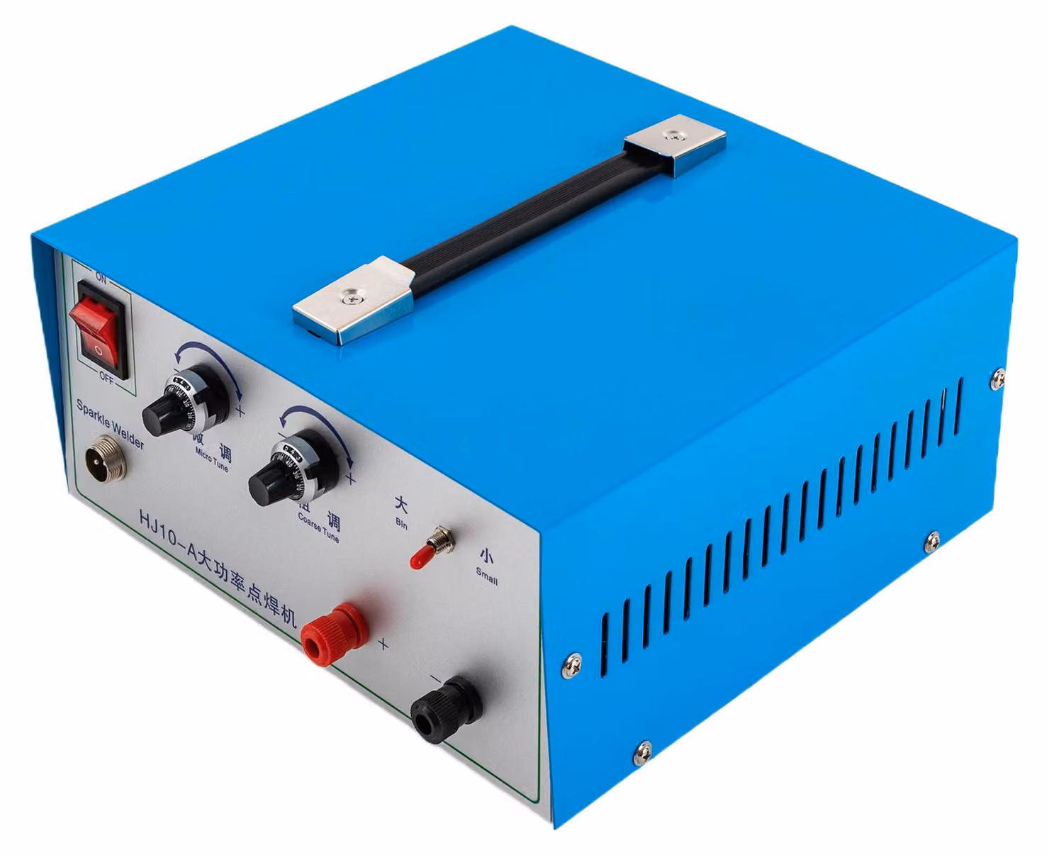 Saldatrice portatile - Corrente di saldatura: 100A - Potenza: 500W - Materiali: ghisa e plastica