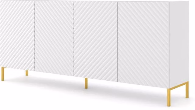 Mobile Surf 200 4D Bim Furniture Bianco Opaco