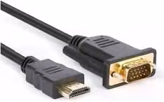 Cavo adattatore HDMI a VGA Hamlet, colore nero, lunghezza 1,8 m