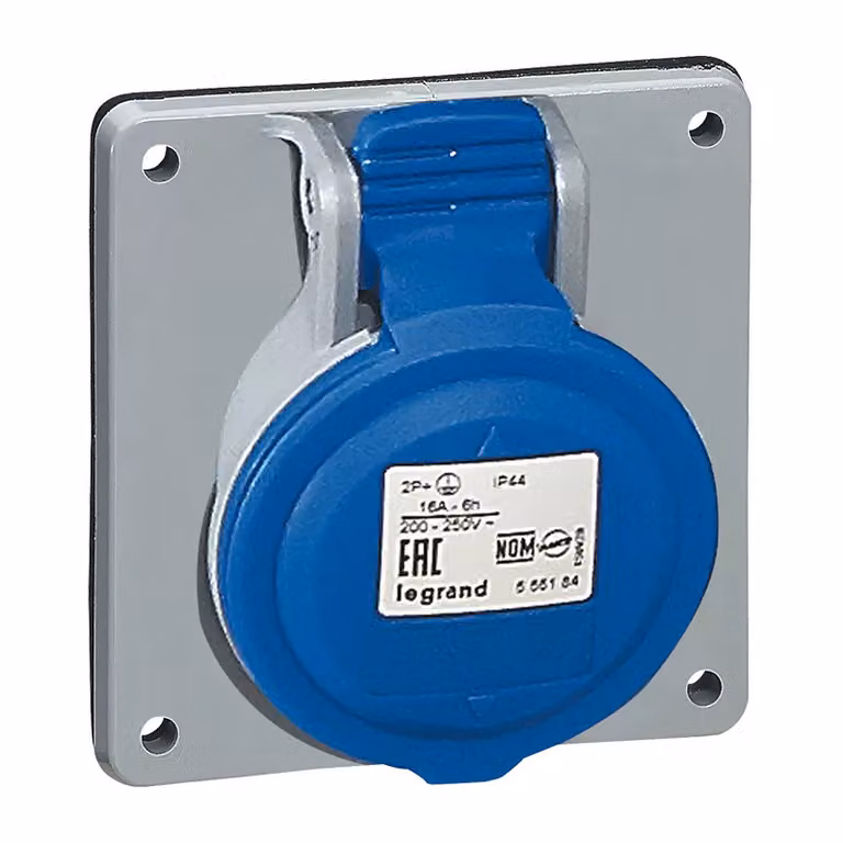Presa CEE Legrand 3P 32A 230V Blu IP44 555284