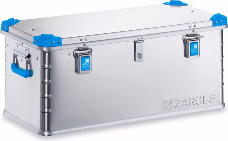 Cassetta portautensili Eurobox in alluminio - 800 x 400 x 340 mm - Capacità 81 L