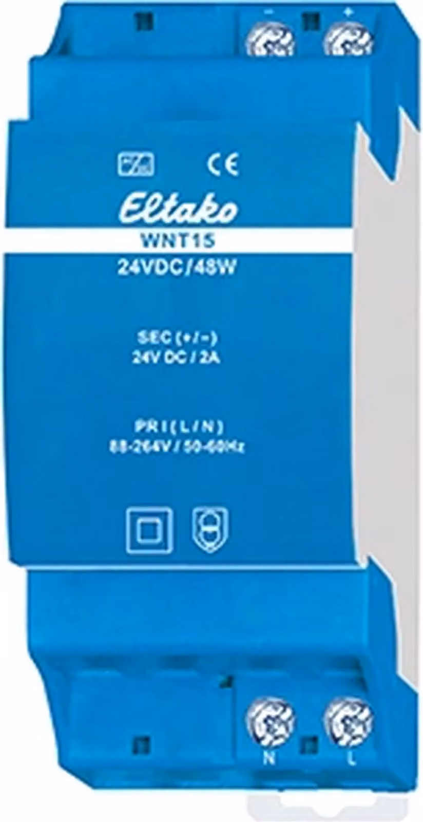 Alimentatore switching ELTAKO, ampio intervallo, 24 V CC, 5 pezzi.