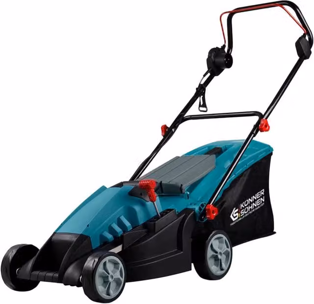 Tosaerba elettrico Koenner Soehnen KS 38LM-BL blu con sacco di raccolta