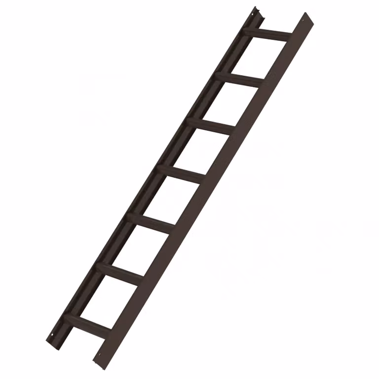 Scala da tetto marrone 7 pioli