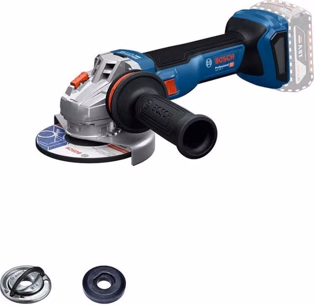 Smerigliatrice angolare a batteria Bosch Professional GWS 18V-11, 125 mm, 9000 giri/min, blu e nero