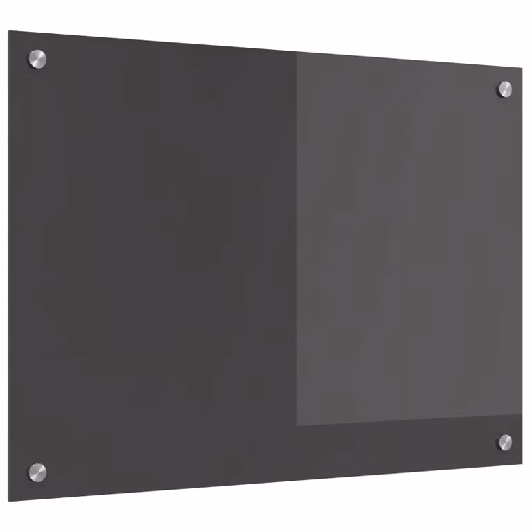 Schienale da cucina vidaXL in vetro temperato Grigio scuro L: 70 cm, H: 50 cm