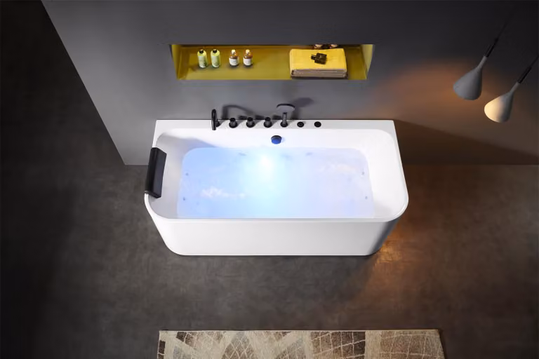 Acryl Whirlwanne Indoor Whirlpool Badewanne Home Spa Weiß