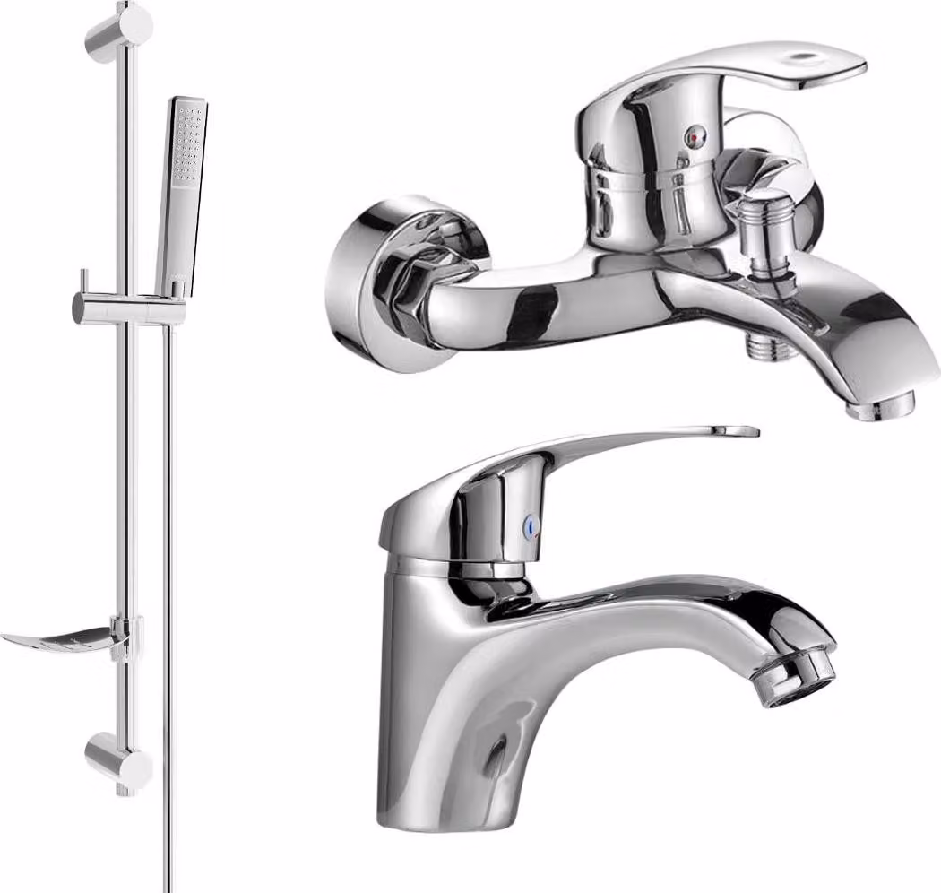 Mexen Fabia DF72 set da bagno, cromato - 746503DF72-00