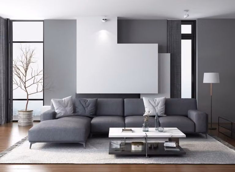 Wohnlandschaft L-Form Ecksofa Couch Design Polster Leder Garnitur Sofa Ecke