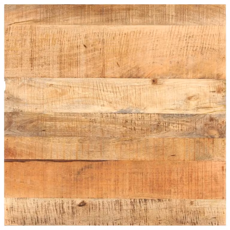 vidaXL Tavolo da bistrot quadrato 80x80x75 cm Legno di mango grezzo