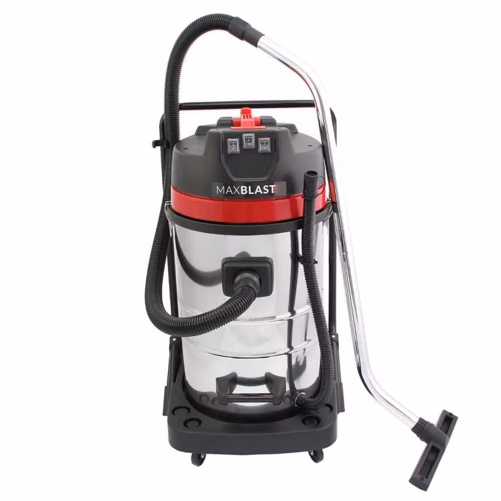 Aspirapolvere Industriale MAXBLAST 80 Litri per Pulizia a Secco e ad Umido con 3 Accessori – 2