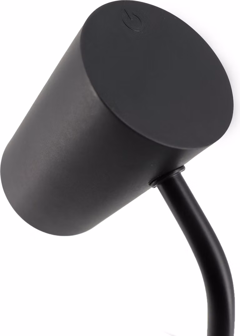 UNILUX 400188806 Lampada da tavolo Katz, nero